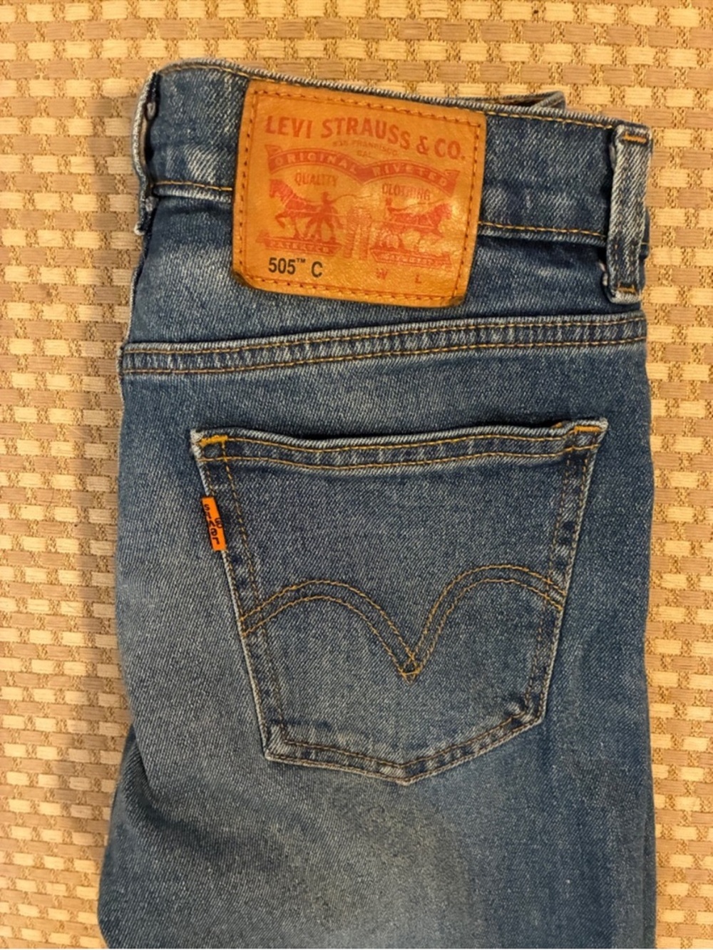 Levi's Orange tab 505C Classic